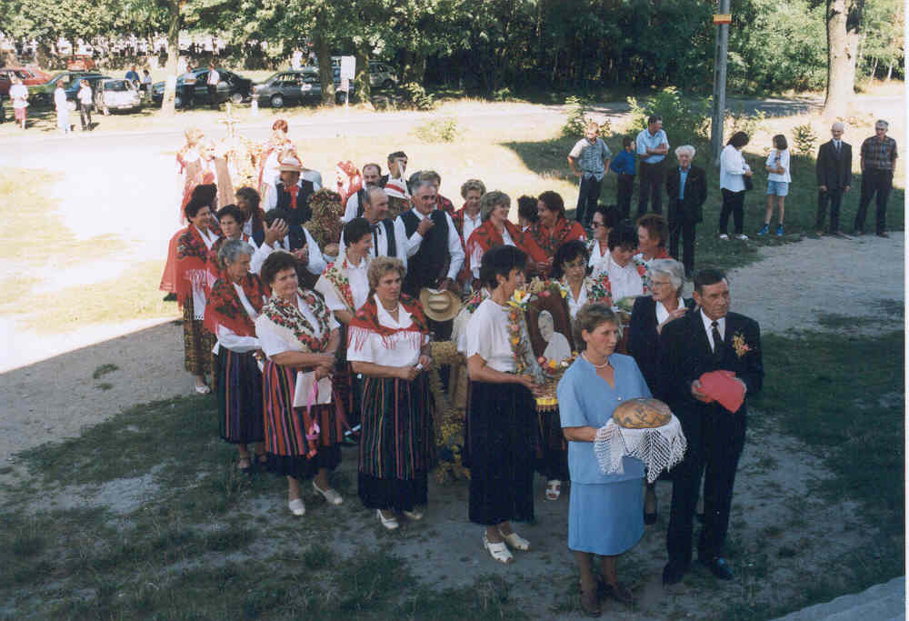 1999borowie.jpg - Korowód dozynkowy w 1999 roku w Borowiu.