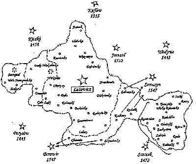 podział parafii od XVII wieku