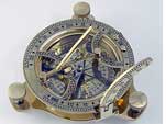Zegar słoneczny przenośny z kompasem